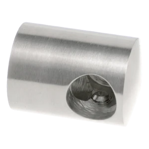 PSG linker eindbeugel balustrade voor staaf fi 12 mm – roestvrijstaal AISI 304 gepolijst