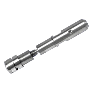 PSG eindbeugel voor kabel fi 6 mm – kabel balustradesysteem, buis 42,4 mm, AISI 304 satijn