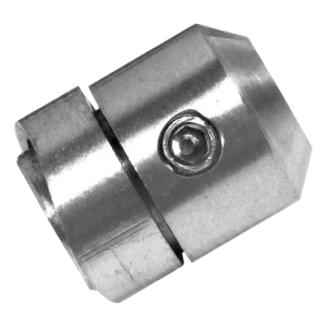 PSG doorvoerbeugel voor kabel ø 6 mm – montage op buis 42,4 mm, AISI 304 satijn