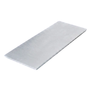 Kozza – vlakke zijafdekkap voor U-profiel van volledig glazen balustrade 124×50 mm satijn