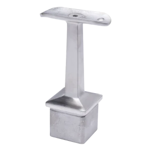 Postal – leuningsteun balustrade Ø42,4 mm op paal 40x40x2 mm, roestvrijstaal AISI 304 satijn