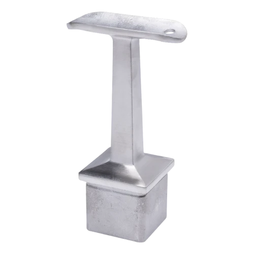 PSG handlijnsteun roestvrijstalen balustrade 42,4 mm voor paal 40x40 mm – gelijmd, satijn 001-046 (1)