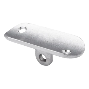 Leuningbevestigingsplaatje scharnier vlak 64x24 mm – RVS AISI 304 satijn