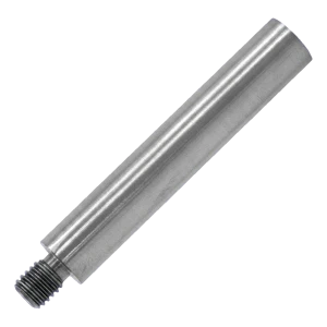 Leuningsteun staaf fi 12×75 mm AISI 304 – schroefdraad M8/M6, satijn