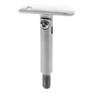 Verstelbare leuningsteun fi 12×75 mm AISI 304 – systeem 42,4 mm, draad M8