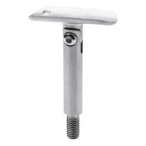 Gelede steun voor leuning fi 14×75 mm – roestvrijstaal AISI 304, satijn