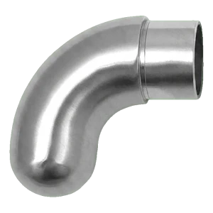 PINOX leuningafwerking – gesloten ronde elleboog 42,4 mm satijn