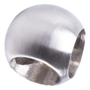 Ingelijmde hoekbol fi 20 mm voor stalen balustrades AISI 304 satijn