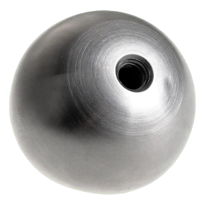 Inschroefbare volle bol voor balustrade fi 40 mm draad M8 – roestvrijstaal satijn