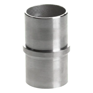 Rechte lijmverbinder voor leuningrail 42,4 mm – roestvrijstaal AISI 304 geborsteld