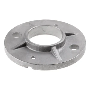 Montagesteun met flens voor balustrade ⌀42,4 mm – staal met gaten