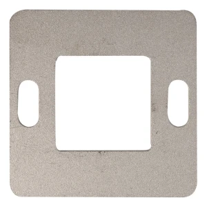 Balustrademontageplaat 80×80 mm AISI304 systeem 40×40 onbewerkt oppervlak