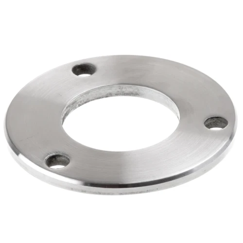 Balustradepaal voetplaat voor lassen Ø 85 mm – roestvrijstaal AISI 304 satijn, systeem 42,4 001-188 (1)