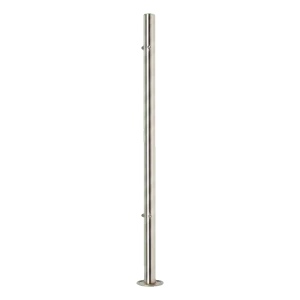 PINOX – hoek balustradepaal ø 42,4 mm h981 mm roestvrij staal AISI 304 satijn