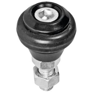 PSG geleidingsrol met rubber FI 42 mm voor schuifpoorten – draad M12