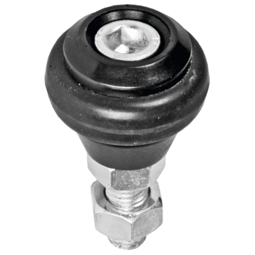 PSG geleidingsrol met rubber FI 42 mm voor schuifpoorten – draad M12 001-282 (1)