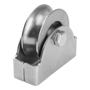 PSG poortrol type O, diameter 88 mm voor ronde rail 3/4" - gegalvaniseerd