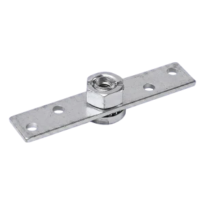 PSG stalen montageplaat voor schuifpoort rollen 100×20 mm