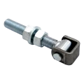 Regelbare stalen scharnier M20 voor vleugelpoorten – gegalvaniseerd, L150 mm 001-350 (1)
