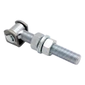 Regelbare stalen scharnier M20 voor vleugelpoorten – gegalvaniseerd, L150 mm 001-350 (2)